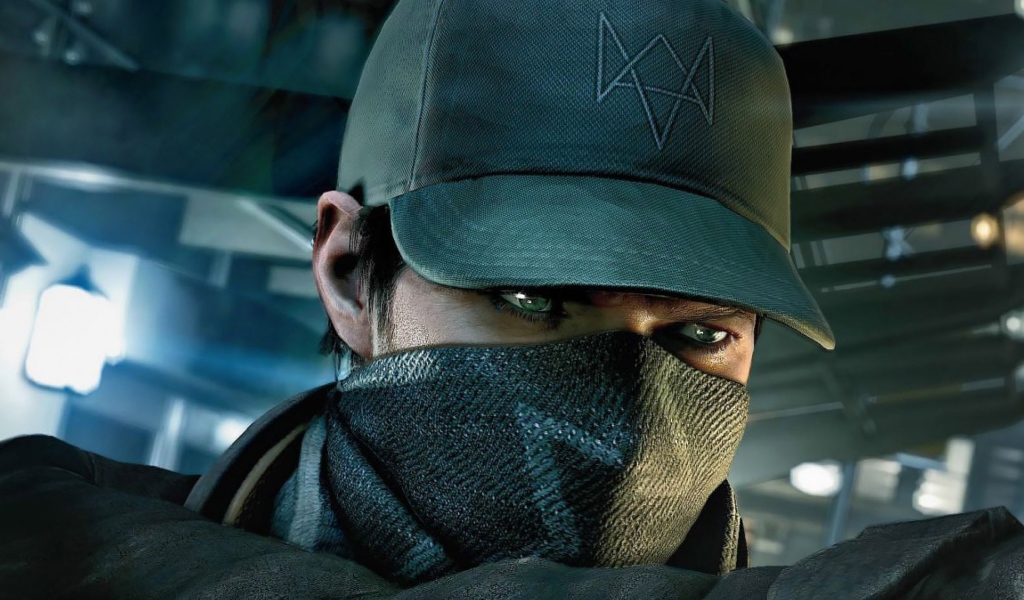 Герой игры Watch Dogs в кепке