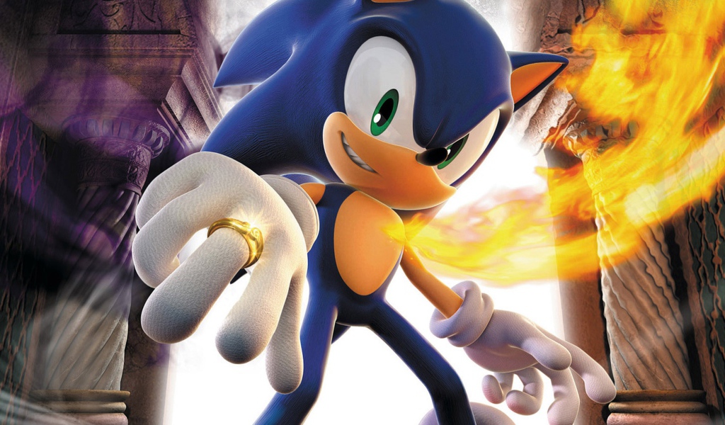 Герой видео игры Sonic