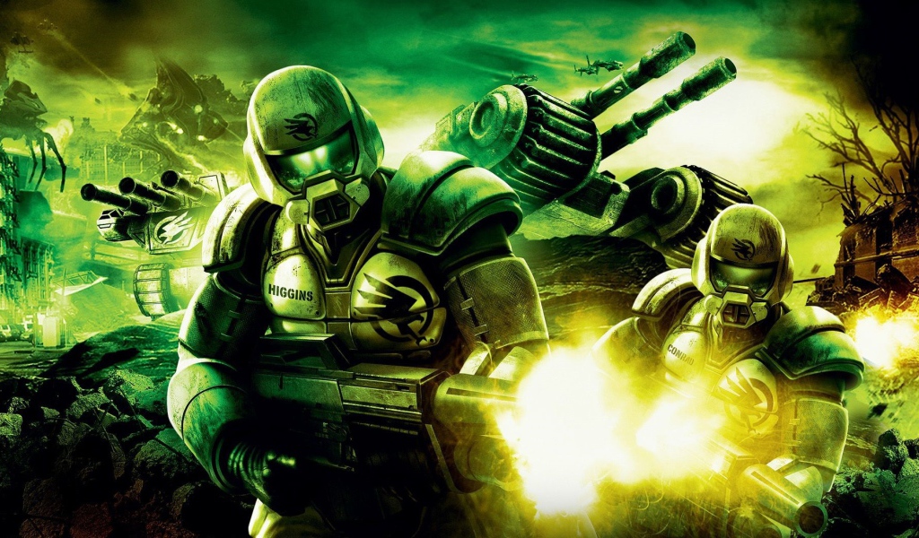 Герои отражают инопланетное вторжение