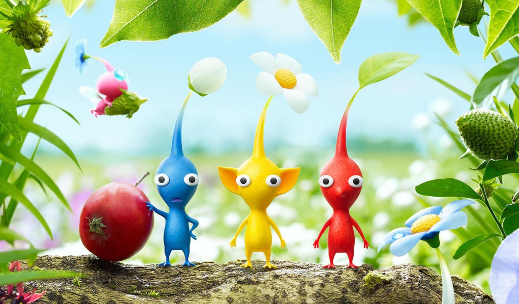Герои видео игры Pikmin