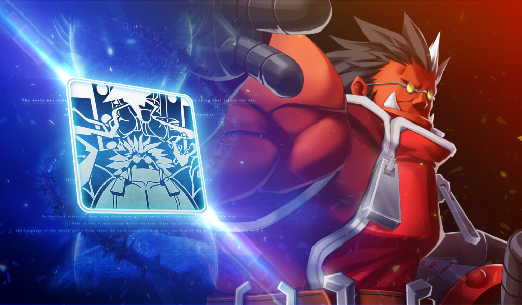 Айрон Тейгер из игры Blazblue