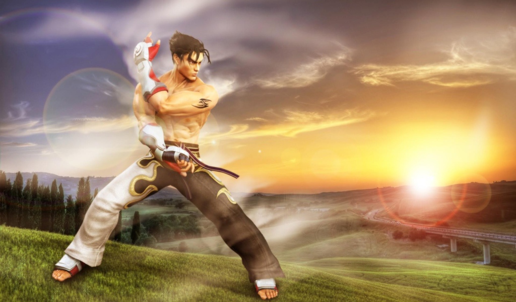 Джин Казама из игры Tekken