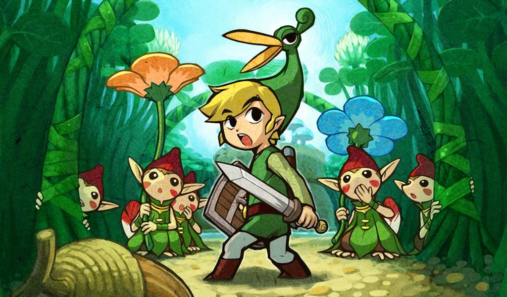 Линк из игры The Legend of Zelda The Minish Cap