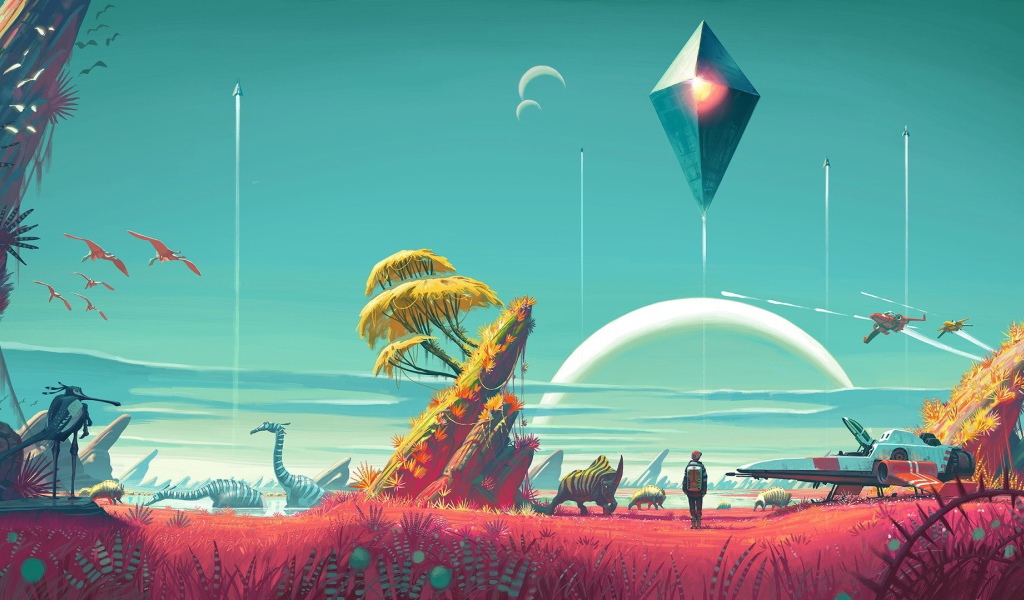 Находящаяся в разработке игра No Man's Sky