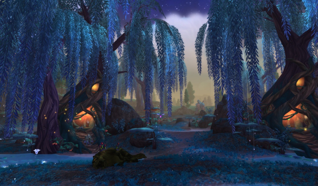 Магический лес в игре World of Warcraft Warlords of Draenor