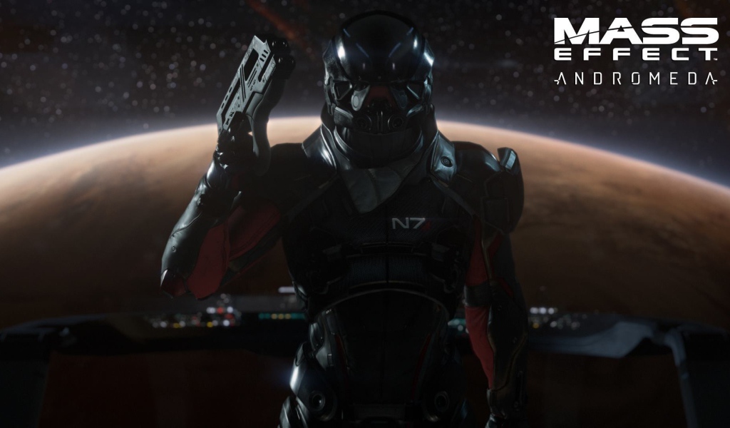 Человек с пистолетом, игра Mass Effect Andromeda
