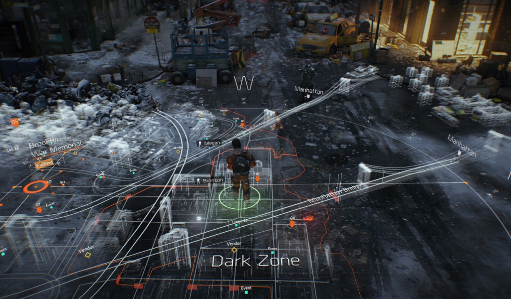 Карта в игре Tom Clancy's The Division