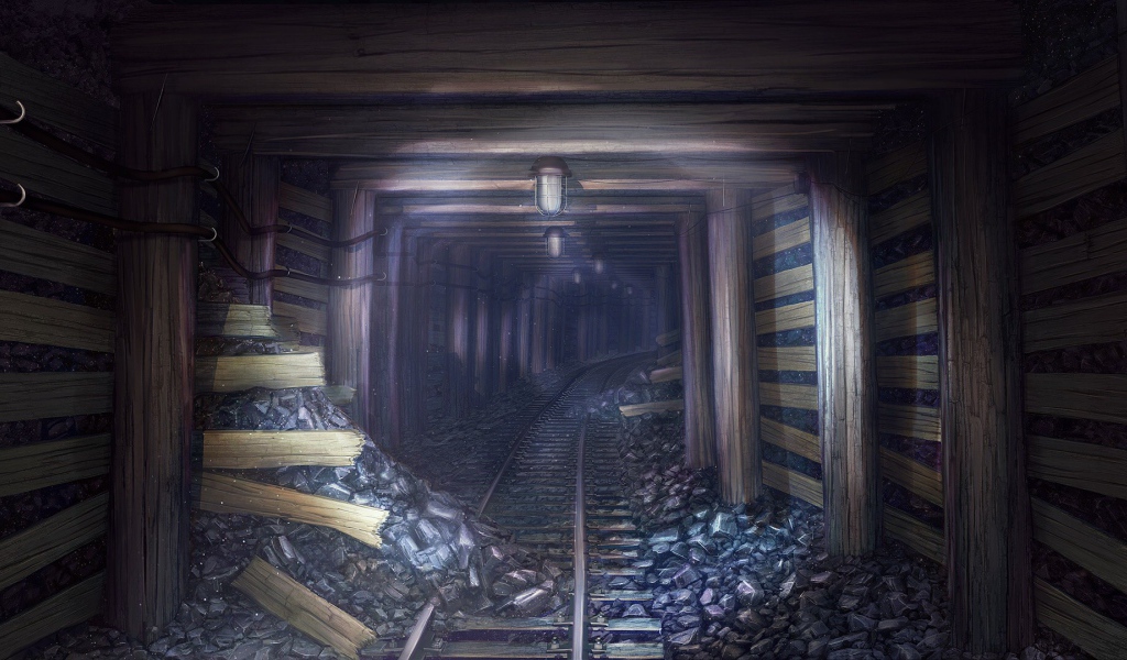 Шахтный тоннель в игре Бесконечное лето