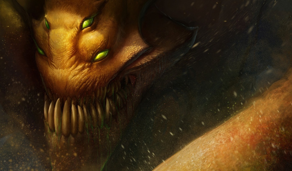 Монстр Санд Кинг из игры Dota 2