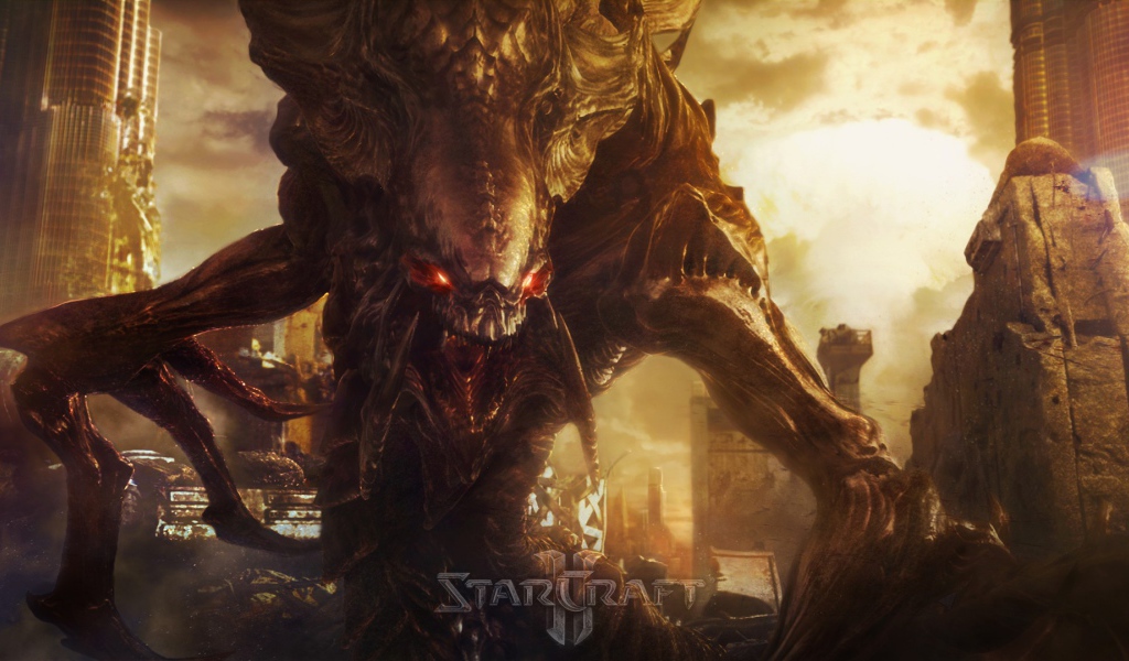 Монстр из игры Starcraft II