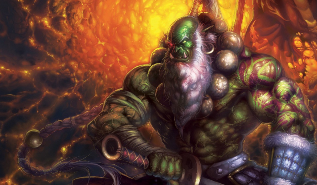 Монстр из игры Варкрафт