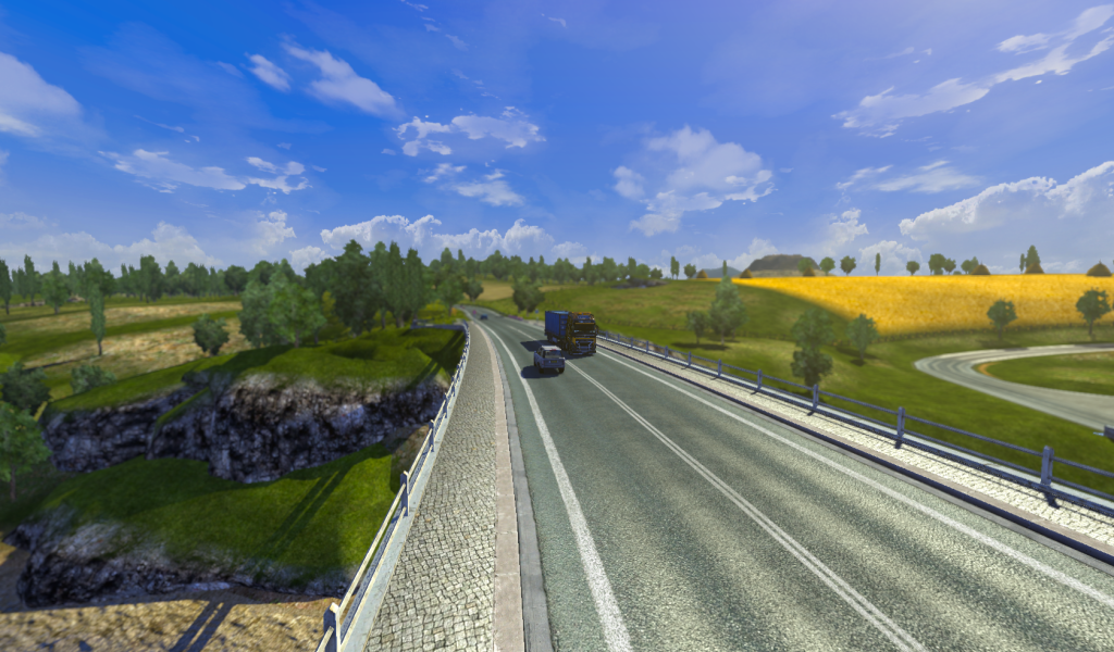 Автобан в игре Euro Truck Simulator 2