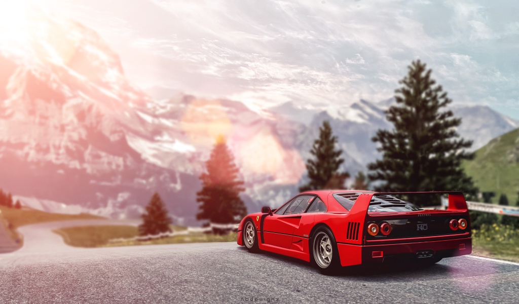 Горный пейзаж в игре Gran Turismo 6