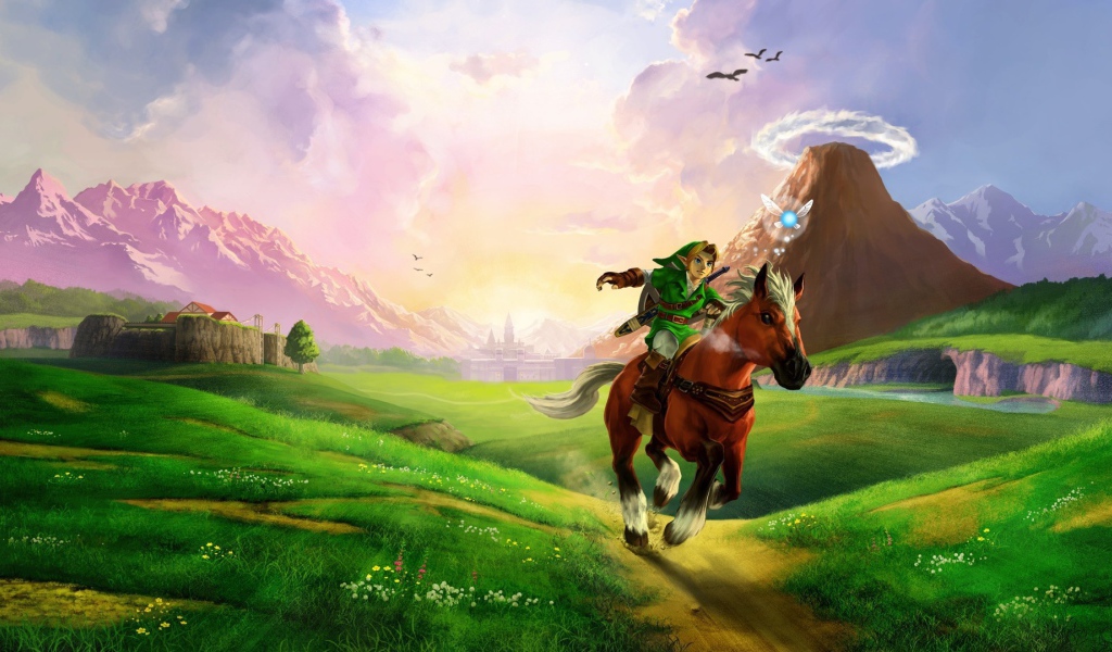 Всадник на коне из игры The Legend of Zelda