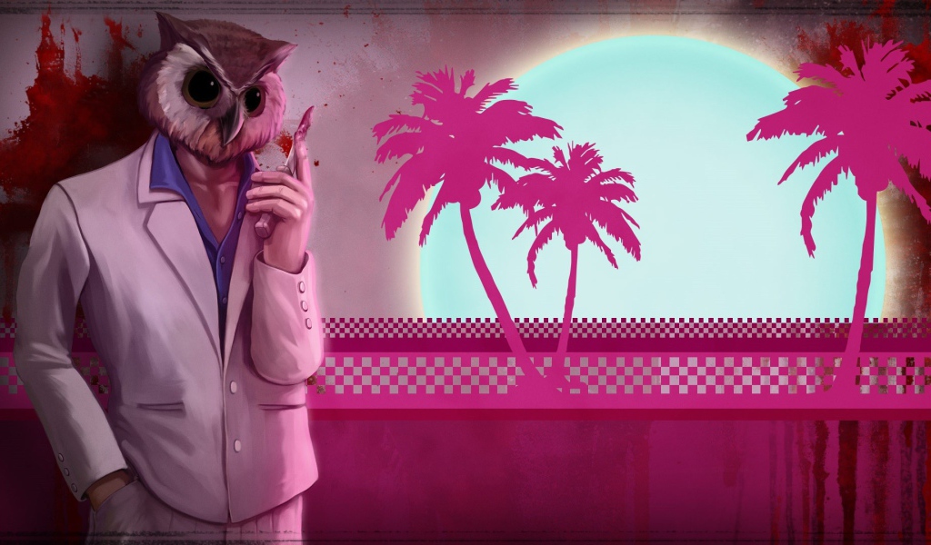 Сова из игры Hotline Miami