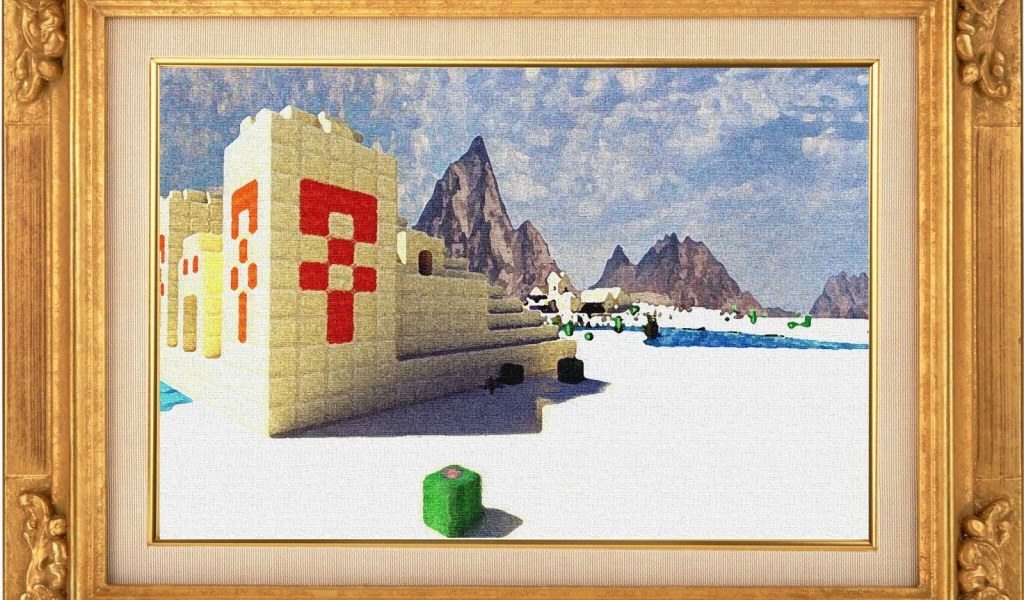 Картина в игре Minecraft