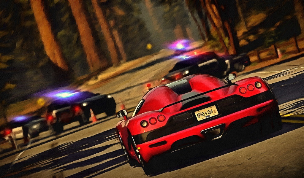 Полицейская погоня в игре