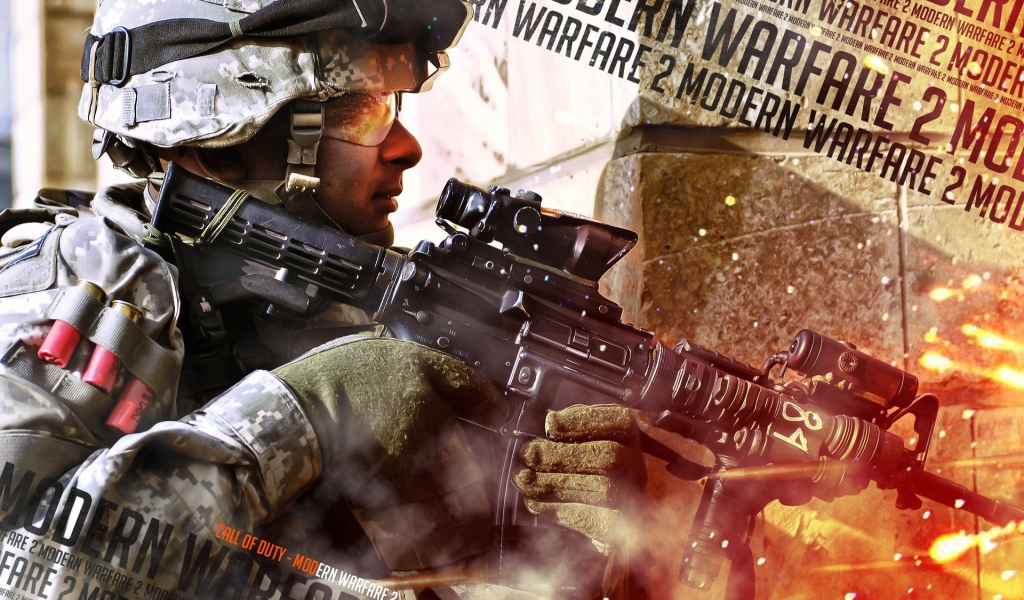Популярная игра Call of Duty Modern Warfare 2