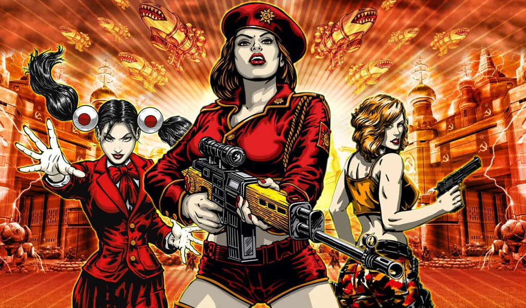 Популярная игра Red alert 3