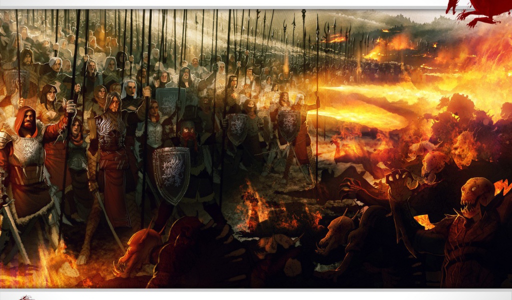 Постер игры Dragon Age Origins