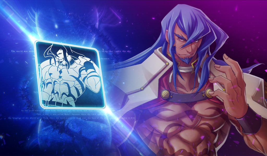 Мощный Хакумен в игре Blazblue