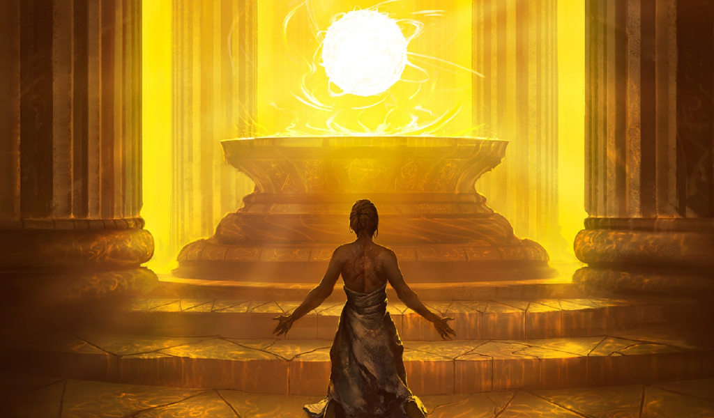 Жрица в храме, игра Magic The Gathering