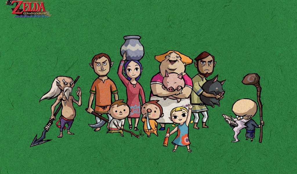 Сельские персонажи игры The Legend of Zelda