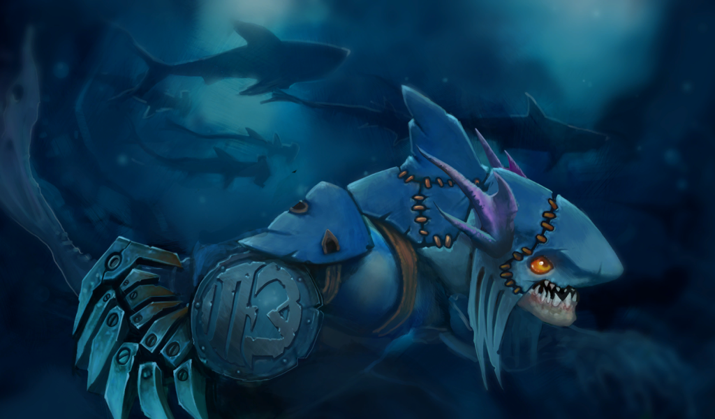 Акула в доспехах, игра Dota 2