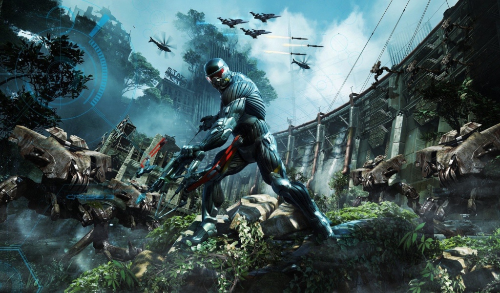 Солдат в игре Crysis 3