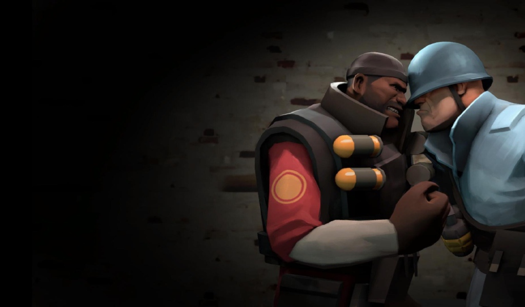 Солдаты из игры Team Fortress 2