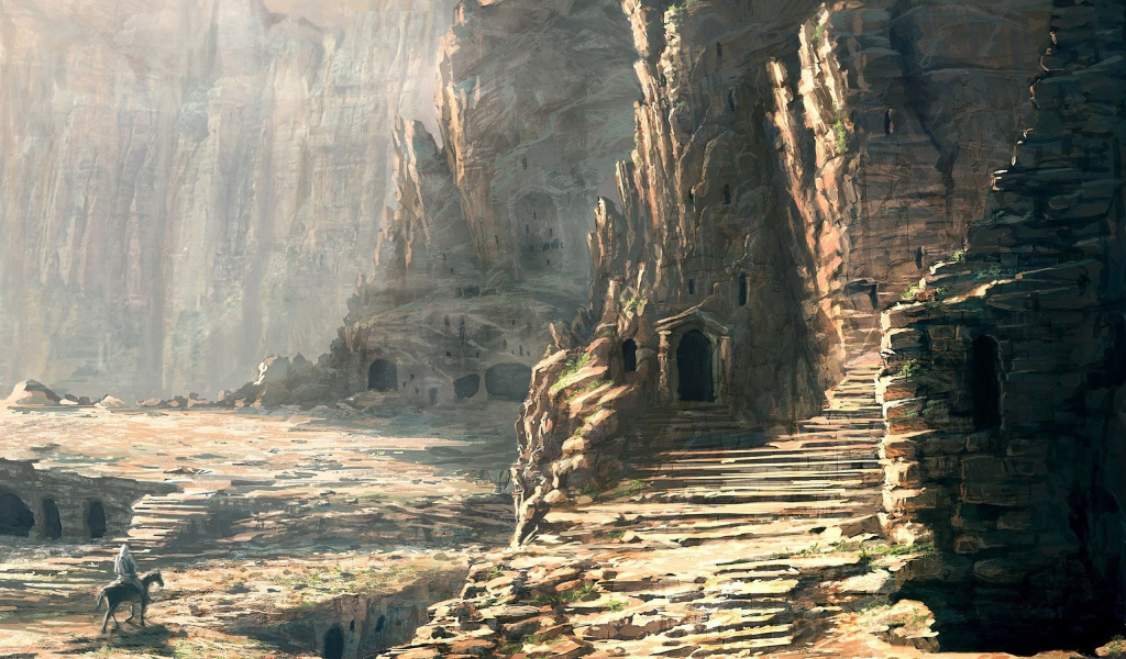 Лестница в горы, игра Assassin's Creed