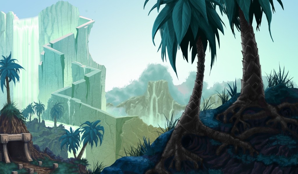 Лестница в небо, фон игры Bejeweled 3