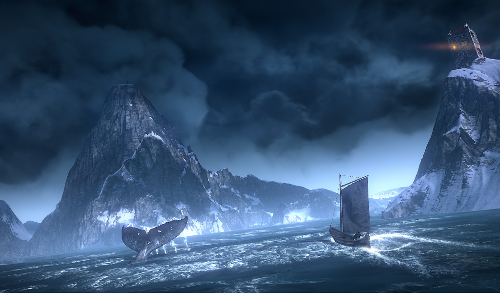 Бурное море в игре The Witcher 3 Wild Hunt