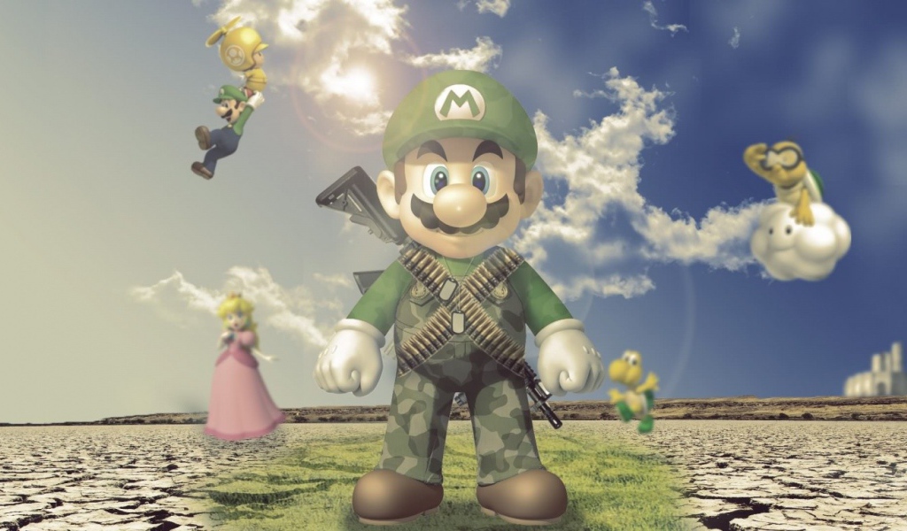 Супер герой Super Mario Bros