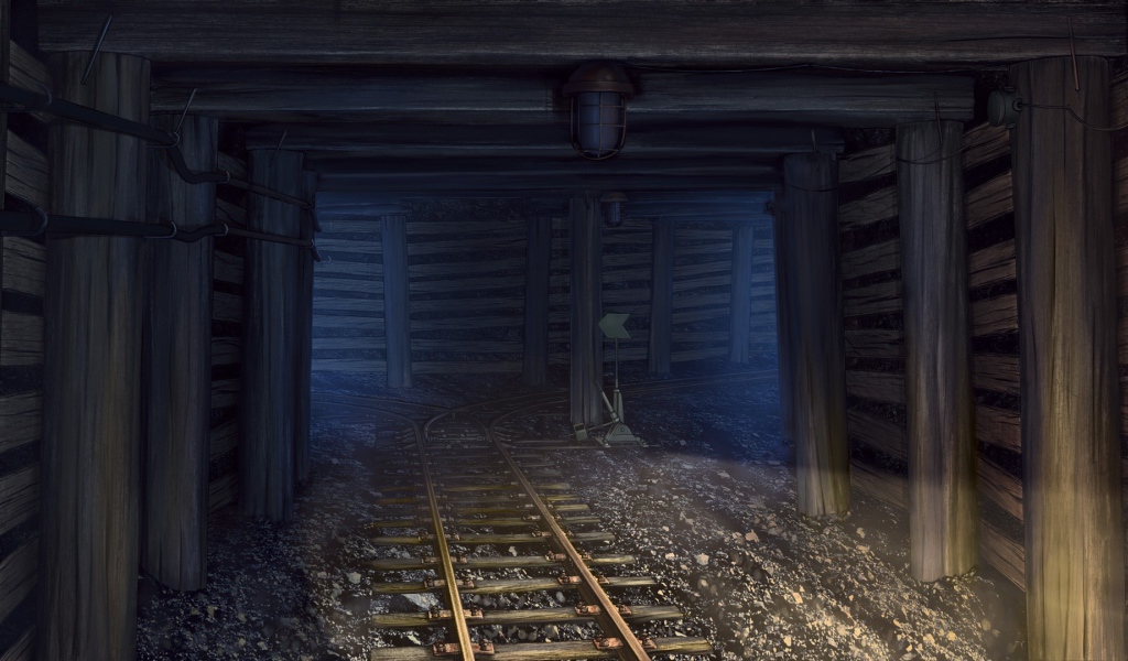 Подземная железная дорога в игре Бесконечное лето