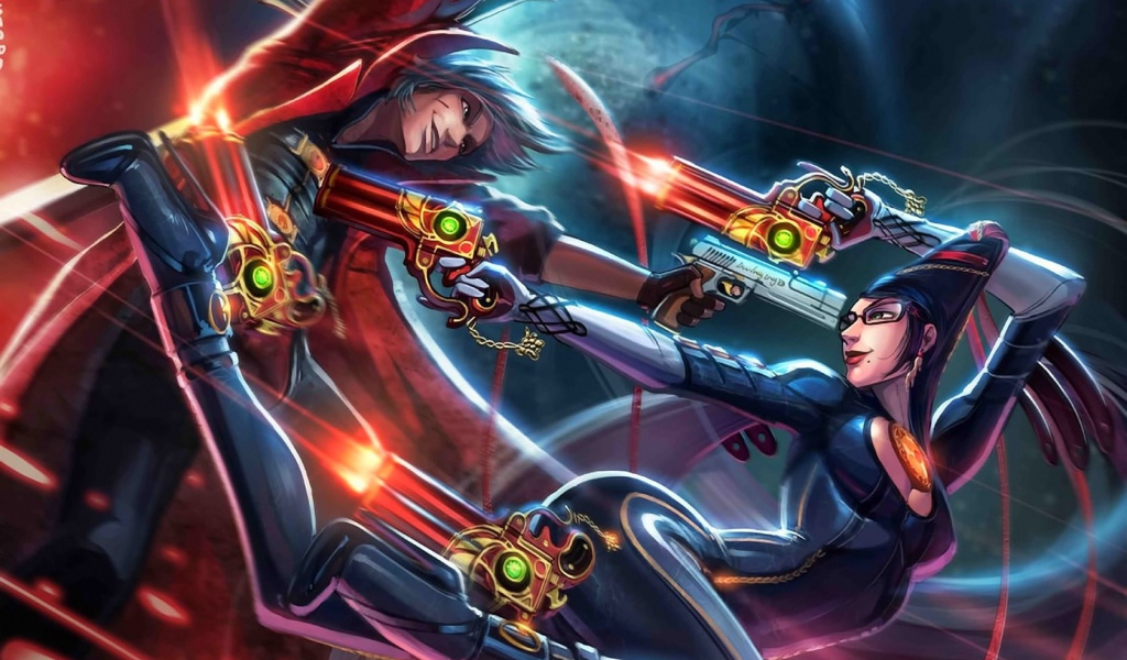 Сражение в игре Bayonetta