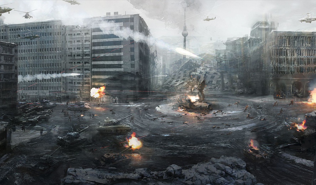 Сражение в игре Call of Duty Modern Warfare 3