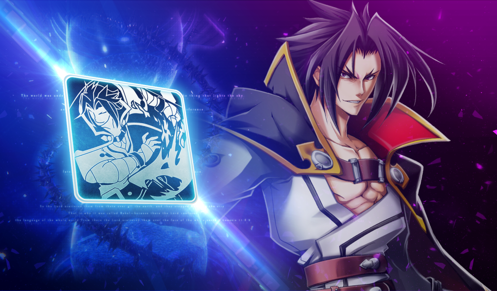 Персонаж Шишигами из игры Blazblue