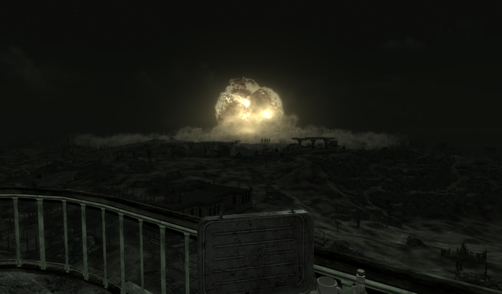 Взрыв в игре Fallout 3
