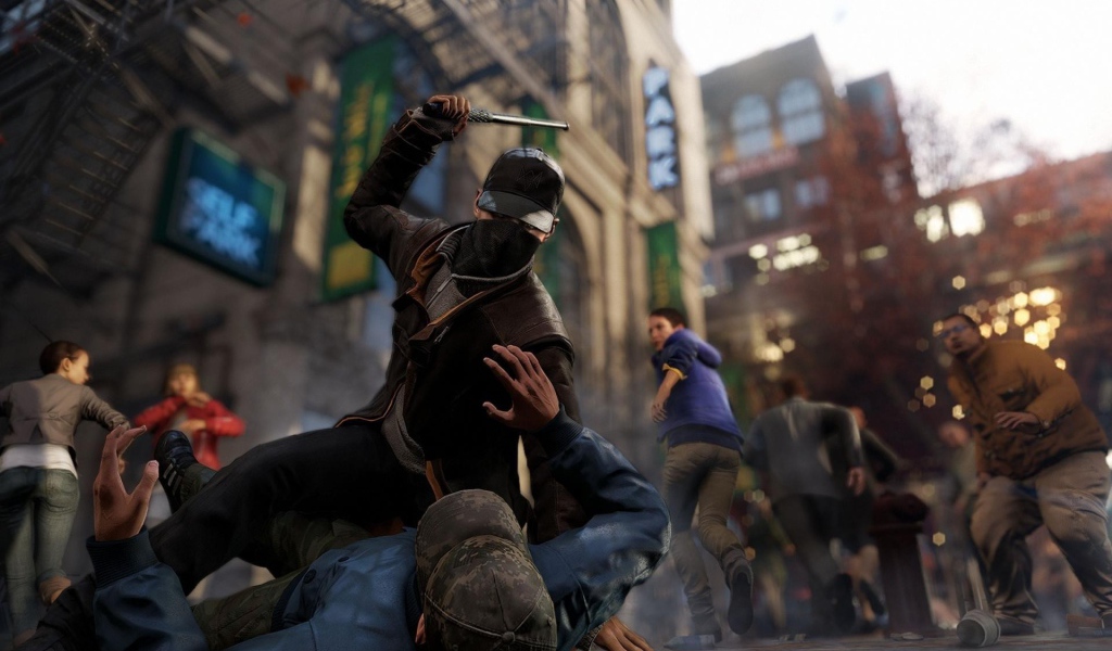 Драка в игре Watch Dogs