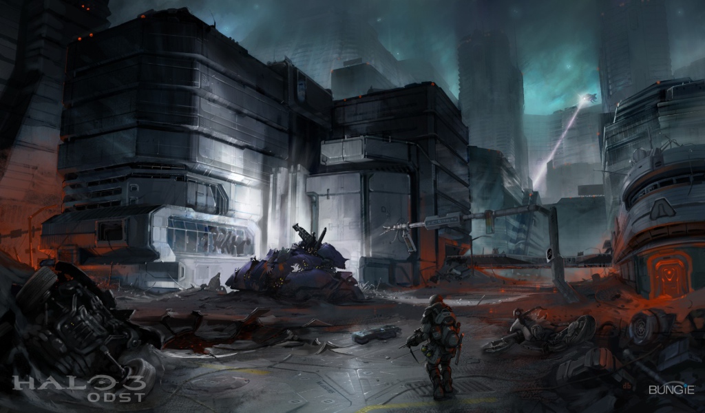 Мир игры Halo 3 ODST