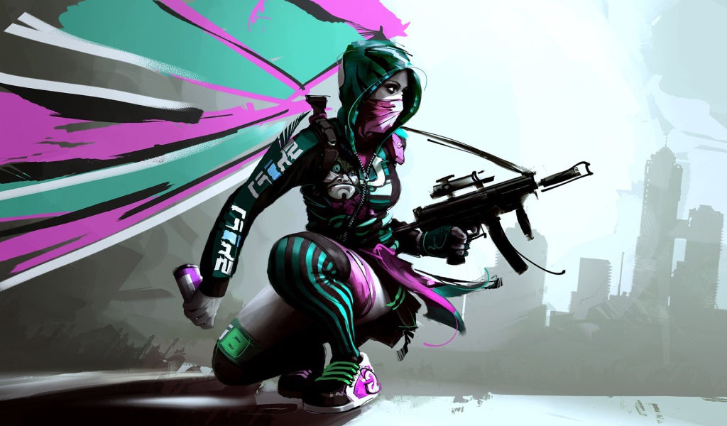 Девушка из онлайн игры All Points Bulletin