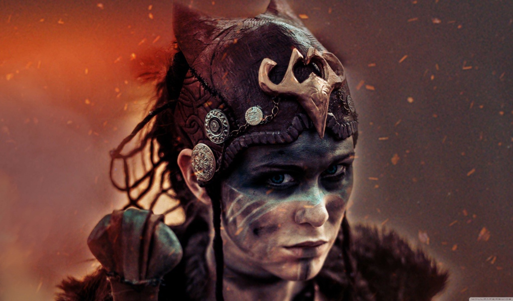 Девушка из видеоигры Hellblade