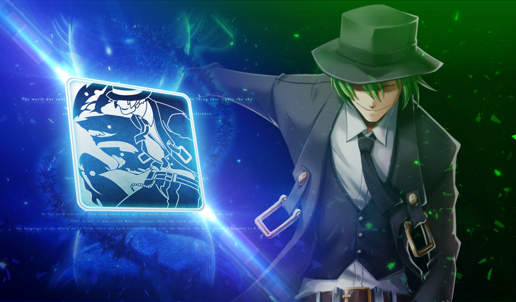 Парень в шляпе в игре Blazblue