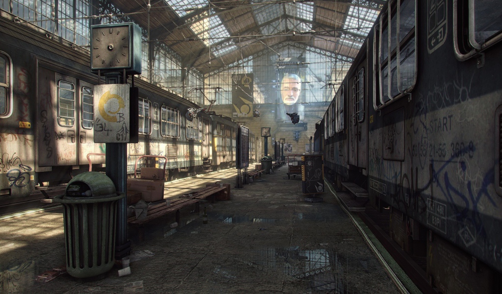 Интерьер здания в игре Unreal Engine 4