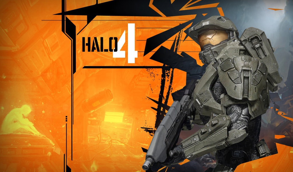 Постер игры Halo 4, Мастер Чиф