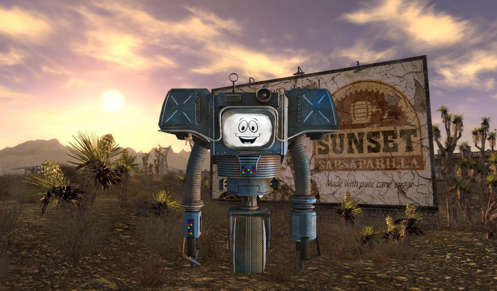 Робот из игры Fallout New Vegas