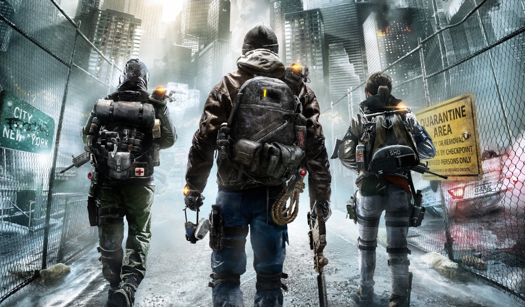 Три героя игры Tom Clancy's The Division