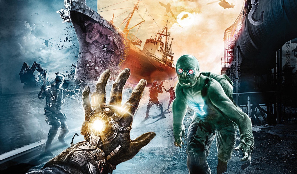 Попытка сражаться с зомби