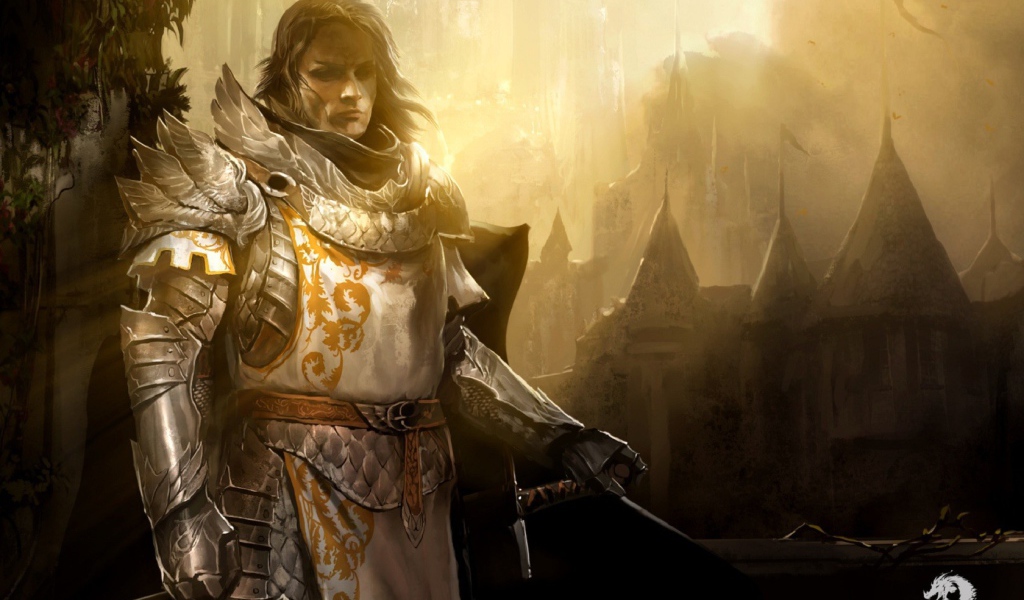 Воин из игры Guild Wars 2